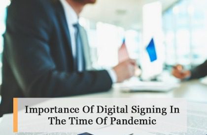 Digital signing and contract management